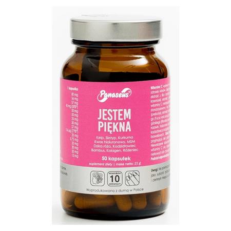 Panaseus Jestem Piękna 510 mg 50 k dla kobiet-24301