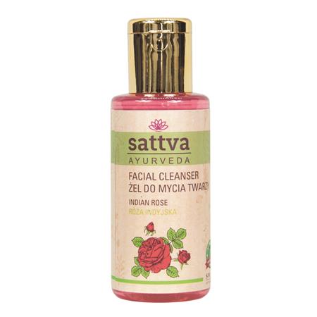 Sattva Żel do mycia twarzy róża indyjska 100 ml-24324