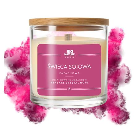 Big Nature Świeca Sojowa VERSACW CRYSTAL NOIR 150g-24337