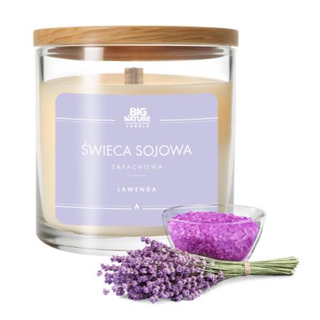 Big Nature Świeca Sojowa LAWENDA 150 g-24332