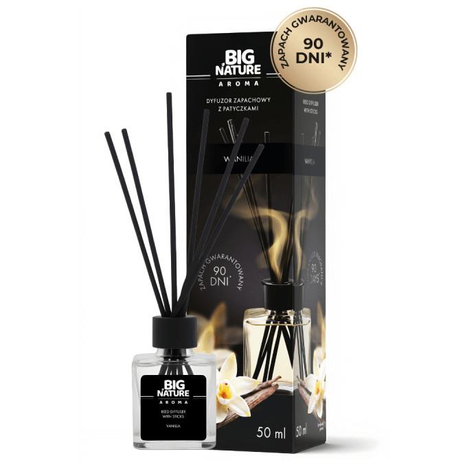 Big Nature Dyfuzor Zapachowy WANILIA 50 ml-24331