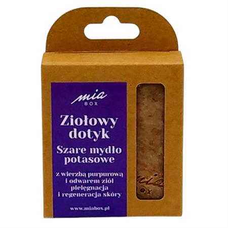 MiaBox Szare mydło potasowe z wierzbą 125 g-24396
