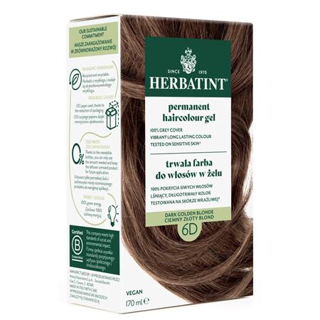 Herbatint Farba w żelu 6D Ciemny Złoty Blond 150-24428