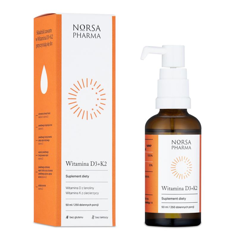 Norsa Pharma Witamina D3+K2 50 ml-24459