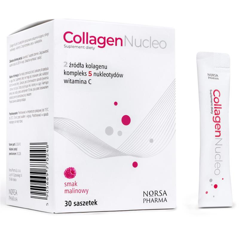 Norsa Pharma Collagen Nucleo smak malinowy 30 sasz-24457