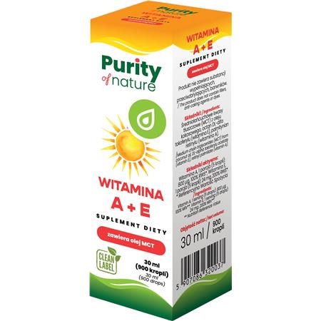 Purity Of Nature Witamina A+E krople 30 ml-24545