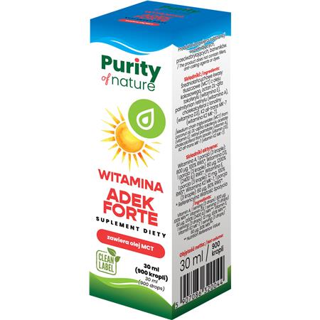Purity Of Nature ADEK Forte krople 30 ml-24544