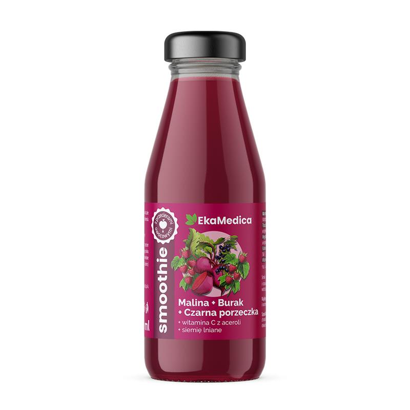 Ekamedica Smoothie Malina Burak Porzeczka 250 ml-24554