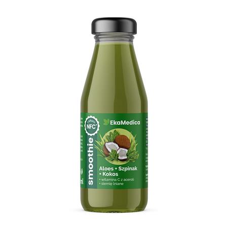 Ekamedica Smoothie Aloes Szpinak Kokos 250 ml-24552
