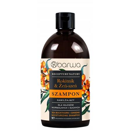 Recepty Natury Szampon Rokitnik Żeń-szeń 380 ml-24583