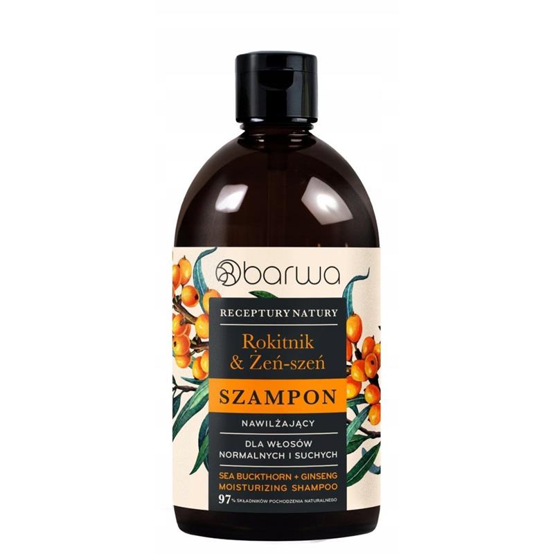 Recepty Natury Szampon Rokitnik Żeń-szeń 380 ml-24583