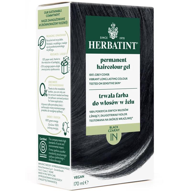 Herbatint Farba w żelu 1N Czarny 170 ml-24667
