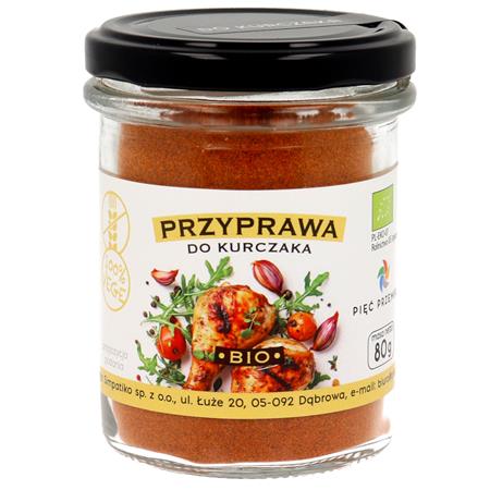 Pięć Przemian Przyprawa do kurczaka BIO 80 g-24701