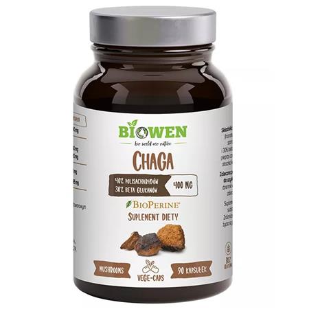 Biowen Chaga 400 mg 90 kapsułek-24733