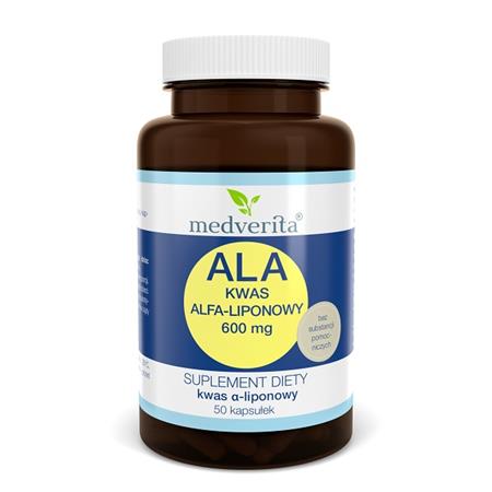 Medverita ALA 600 mg Kwas alfa-liponowy 50 K -24732