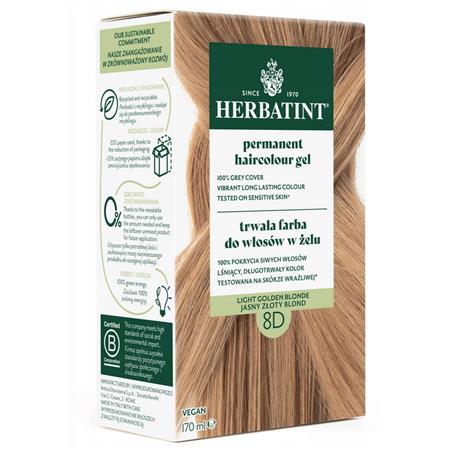 Herbatint Farba w żelu 8D Jasny Złoty Blond 150-24759