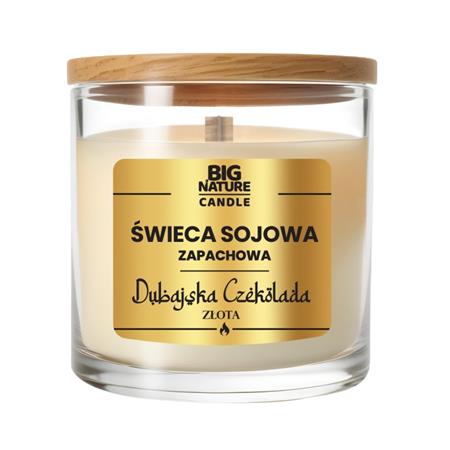 Big Nature Świeca Sojowa Dubajska Czekolada 215 g-24840