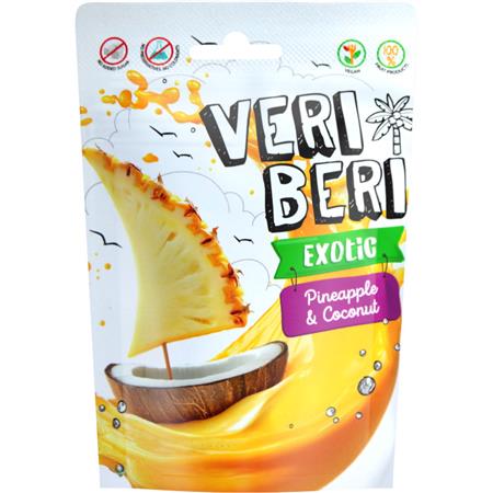 Veri Beri Bezglutenowe żelki ananas z kokosem 50 g-24851
