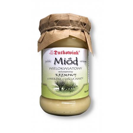 Dutkowiak Miód Wielokwiatowy Wiosenny kremowy 400g-24903
