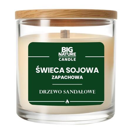 Big Nature Świeca Sojowa DRZEWO SANDAŁOWE 225 g-24905