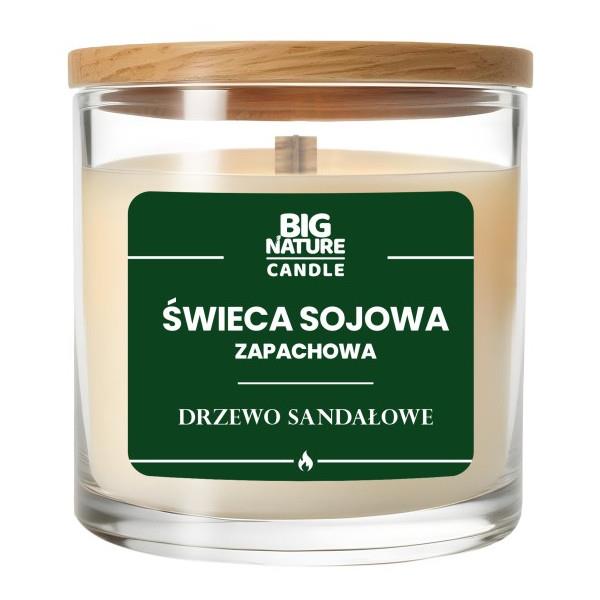 Big Nature Świeca Sojowa DRZEWO SANDAŁOWE 225 g-24905