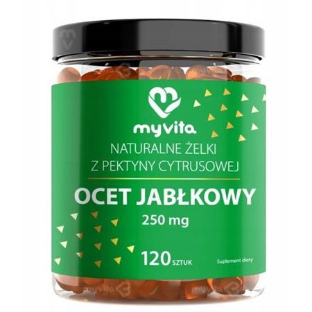 Myvita Żelki Naturalne Ocet Jabłkowy 60 szt -25000