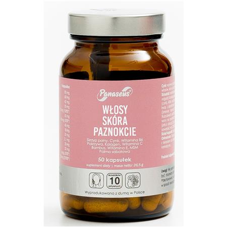 Panaseus Włosy Skóra Paznokcie 50 k -25001