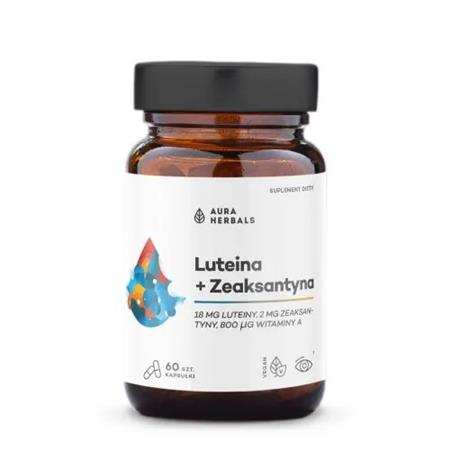 Aura Herbals Luteina Zeaksantyna Witamina A 60 kap-25050