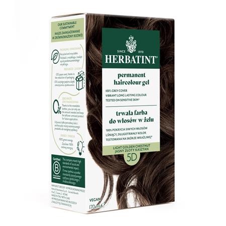 Herbatint Farba w żelu 5D Jasny Złoty Kasztan 150-25064