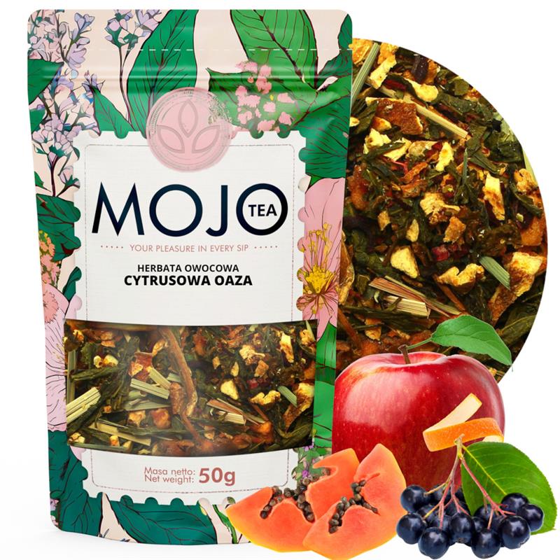 MOJO TEA Herbata Owocowa Cytrusowa Oaza 50 g-25120