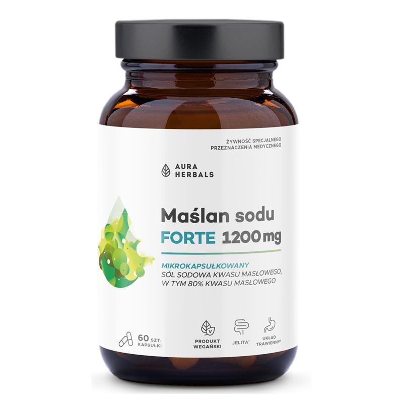 Aura Herbals Maślan Sodu Forte 1200 mg 60 k-25131