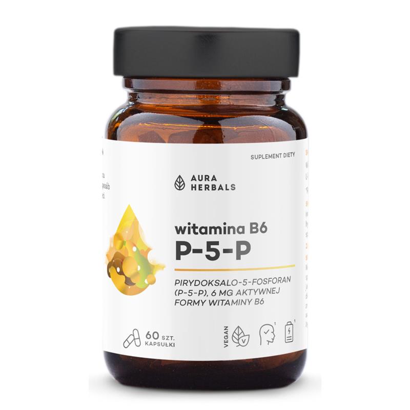 Aura Herbals Witamina B6 P-5-P 60 szt-25125