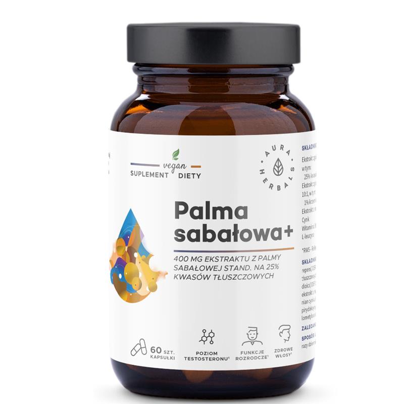Aura Herbals Palma Sabałowa+ 60 k.-25145