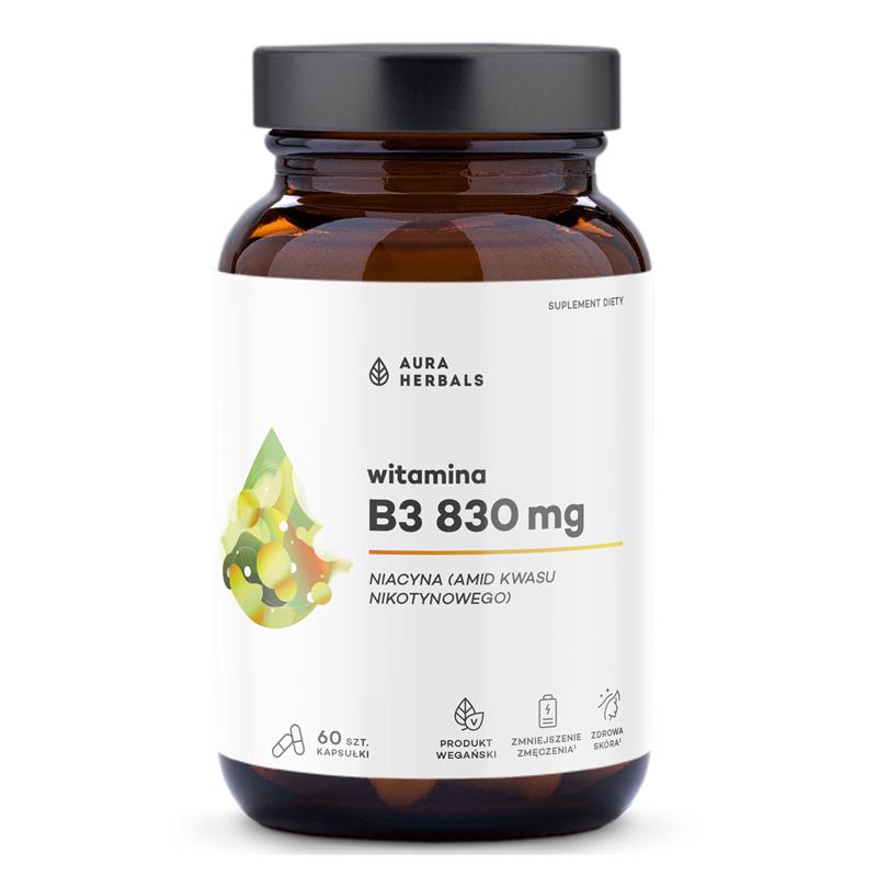 Aura Herbals Witamina B3 830 mg 60 k-25141
