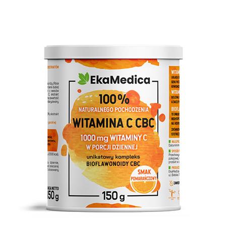 Ekamedica Witamina C CBC pomarańcza 150 g-25180