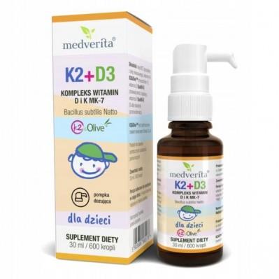 Medverita Witamina K2 + D3 dla dzieci 30 ml-25194
