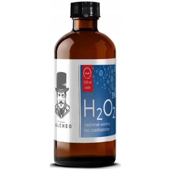 Nadtlenek wodoru 3%   Bez stabilizatorów 100ml-25214
