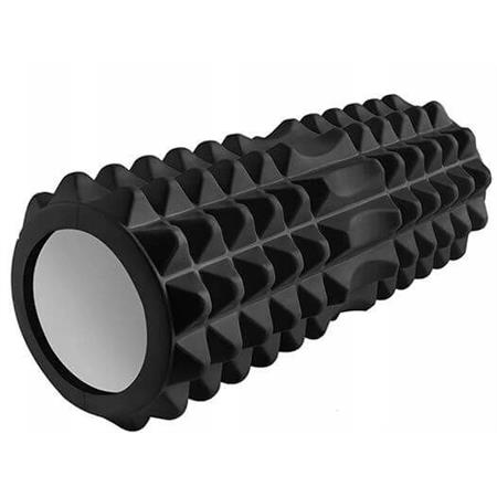 Wałek do masażu Yoga Roller Czarny - 33*14cm-25201