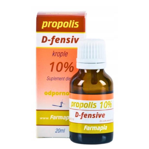 Farmapia Propolis krople 10% D-fensiv 20 ml -25314