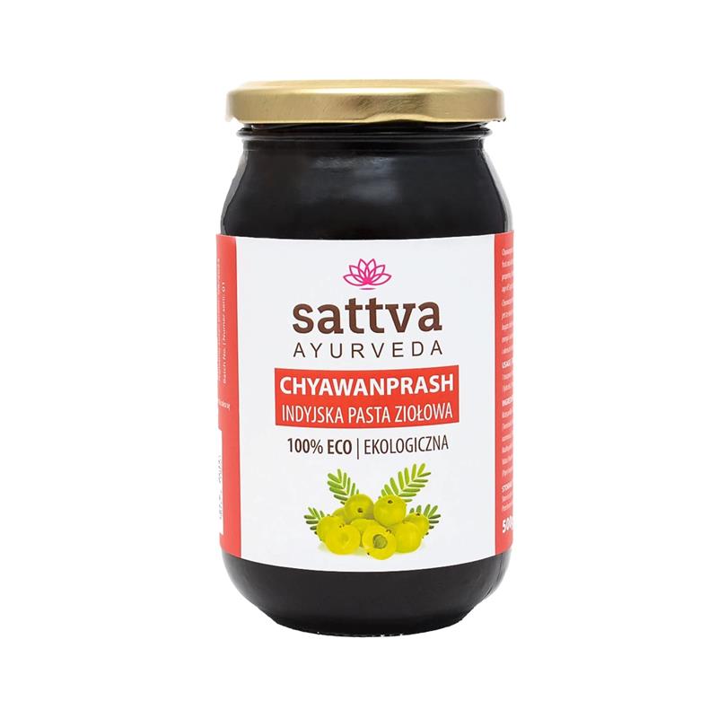 Sattva Chyawanprash 500 g inyjska pasta ziołowa-25310