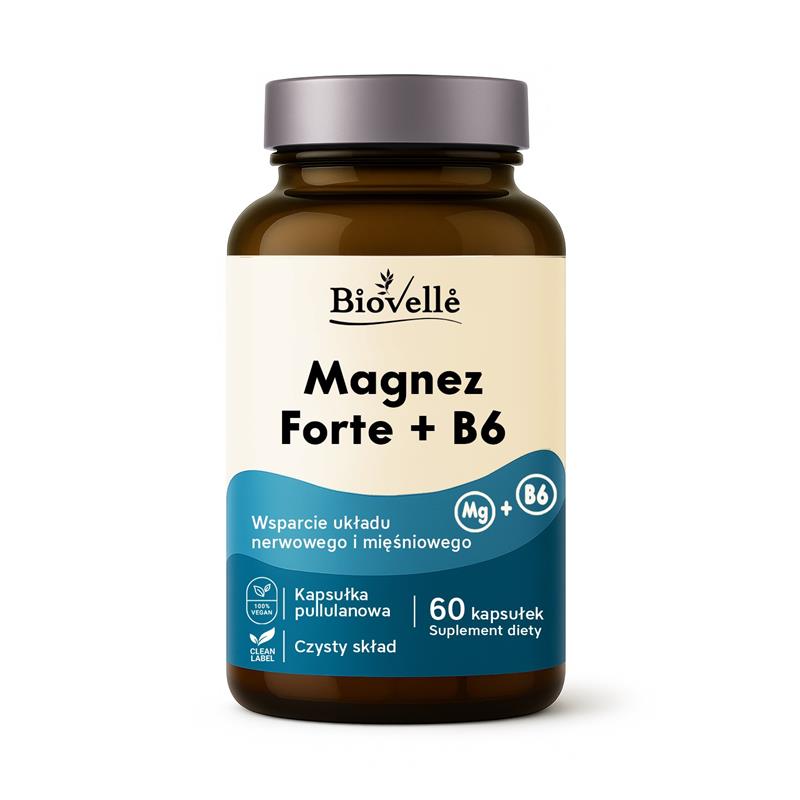 Biovelle Magnez Forte + B6 60 kapsułek-25448