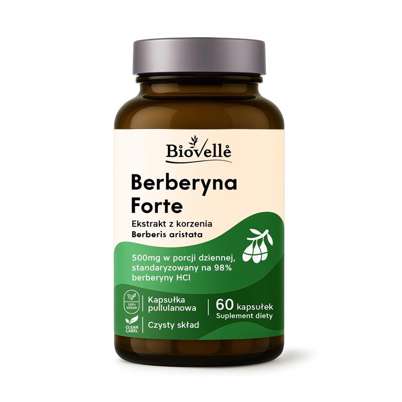 Biovelle Berberyna Forte z Chromem 500 mg 60 k-25450