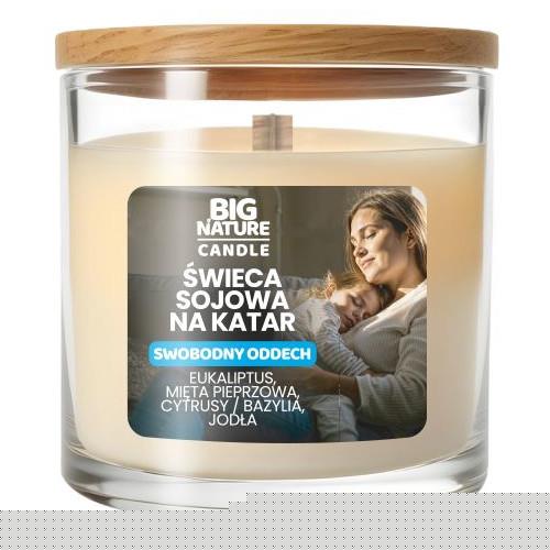 Big Nature Świeca Sojowa Swobodny Oddech 155 g-25468