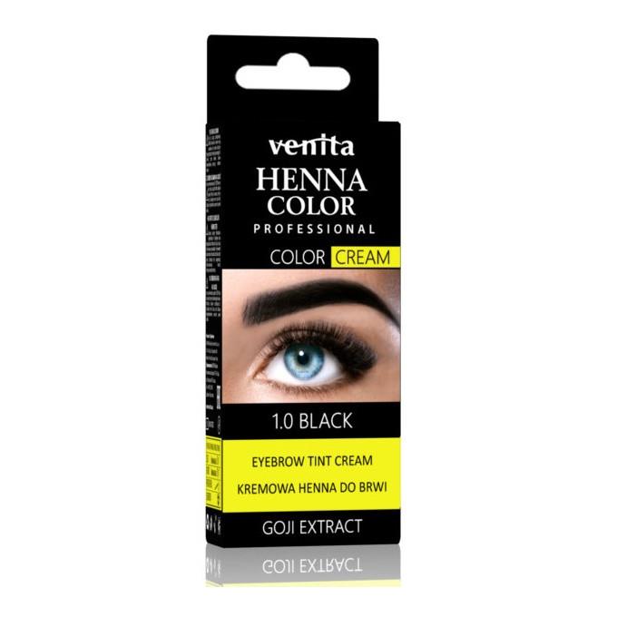Venita Kremowa henna do brwi 1.0 Czarny-25504