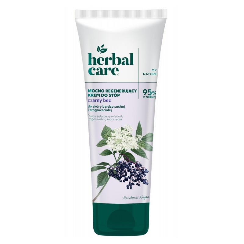 Herbal Care Krem do stóp czarny bez regenujący -25554