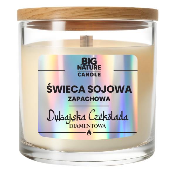 Big Nature Świeca Sojowa Dubajska Czekolada 155 g-25589