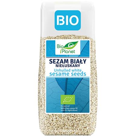BIO PLANET Sezam biały niełuskany BIO 200 g-25628