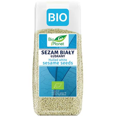 BIO PLANET Sezam biały łuskany BIO 200 g-25627