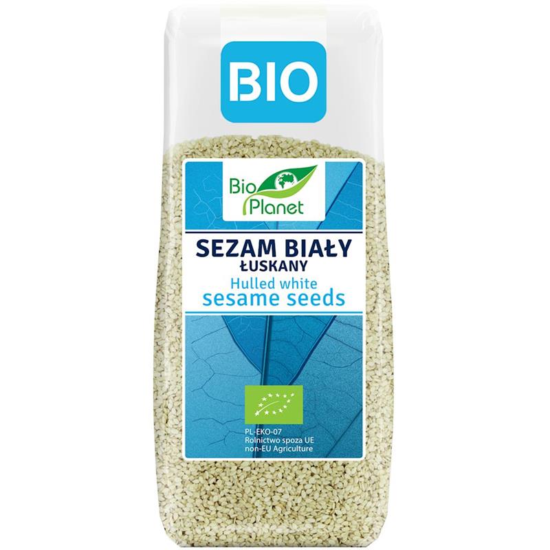BIO PLANET Sezam biały łuskany BIO 200 g-25627