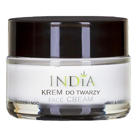India Krem Do Twarzy Z Olejem Z Konopi dzień noc-25636
